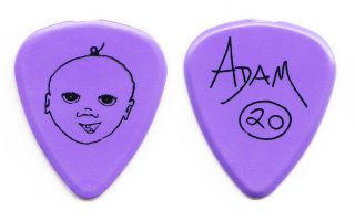 Matchbox Twenty 20 Adam Gaynor Signature Baby Purple Guitar Pick - 2000 Tour