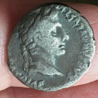 Augustus,  Silver Denarius Lugdunum,  8 - 7 Bc.  Gaius And Lucius Caesars