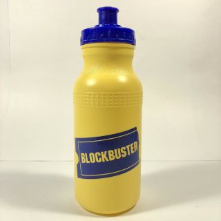 Blockbuster Promo Water Bottle Approx.  16oz Vintage Rental Vhs Dvd Rare