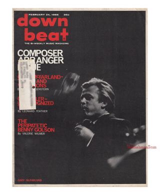 Down Beat 1966 Gary Mcfarland Gil Fuller Vernon Duke Bunny Briggs Benny Golson