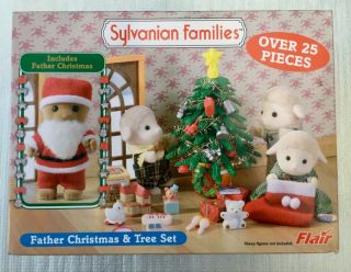 Sylvanian Families Father Christmas & Tree Set