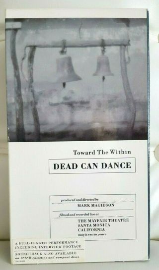 Rare Dead Can Dance Toward The Within Vhs Video Not Dvd Goth 4ad