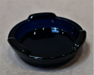 Cobalt Blue Glass Pin Dish Made In England