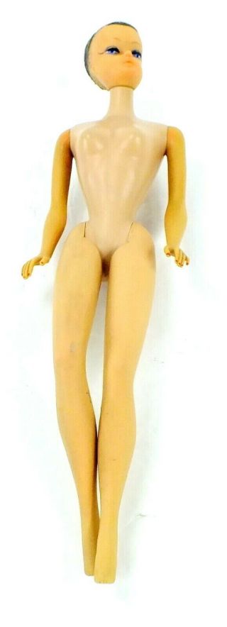 Vintage 1958 Mattel Fashion Queen Barbie Doll With Bendable Knees