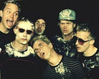 Blink 182 & Green Day 8x11 Photo Billie Joe Armstrong Tom Delonge Mark Hoppus