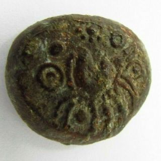 Ancient Celtic Belgica Bronze Of The Ambiani Circa 100 Bc (243)