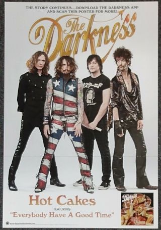 The Darkness Hot Cakes 2012 Double - Sided Promo Poster
