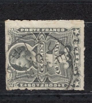 Chile Peru Pacific War Iquique Dated 1882 On 1c Gray