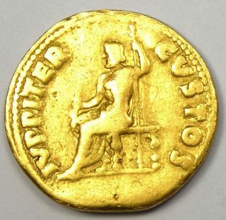 Ancient Roman Nero AV Aureus Gold Coin 54 - 68 AD - VF Details (Very Fine) - Rare 2