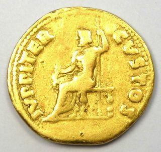 Ancient Roman Nero AV Aureus Gold Coin 54 - 68 AD - VF Details (Very Fine) - Rare 4