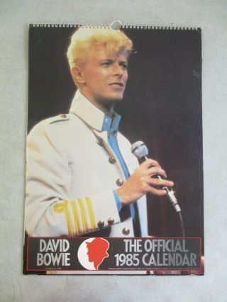 David Bowie The Official 1985 Calendar Stenton S.  A.