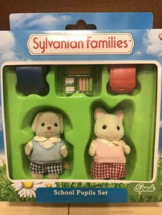 Sylvanian Families Dolls School Pupils Set Epoch Uk 4546 Calico Critters