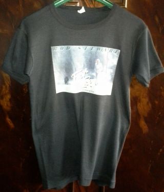 Rod Stewart Foot Loose & Fancy 1977 Us Vintage T - Shirt Black