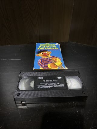 Vintage Vhs Sesame Street Put Down The Duckie An All Star Musical Special