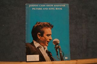 Johnny Cash Show Souvenir Picture And Song Book 1966 Tour Program
