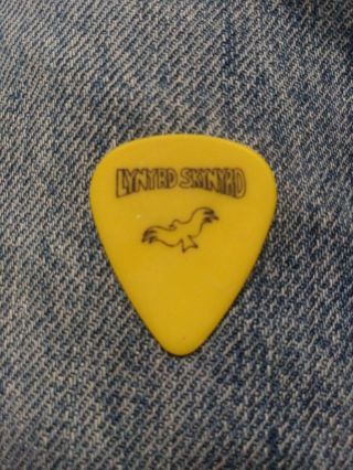 Lynyrd Skynyrd Leon Wilkeson Guitar Pick Authentic Tour Issued Rare