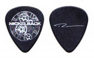 Nickelback Ryan Peake Signature Black Guitar Pick - 2012 Tour