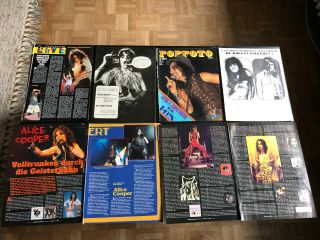 Alice Cooper 72 Great Rare Clippings/poster 70 
