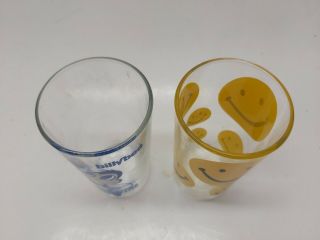 Vintage Happy Face Billy Bee Glasses - Set of 2 2