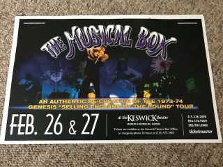 The Musical Box - England By The Pound - Adv Poster Keswick Theatre - Feb 2015