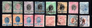 Brazil 1891 - 97 Group Of Stamps Mi Used/mng