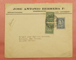 Dr Who 1930 Colombia Scadta Airmail To Usa 137879