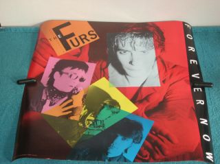 1982 Vintage The Psychedelic Furs Forever Now Promo Poster Post Punk