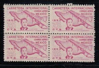 Mexico Completion Of International Highway Mnh Block Of 4
