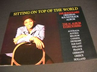 Whitney Houston Is Sitting On Top Of The World 1993 Promo Poster Ad Cond.