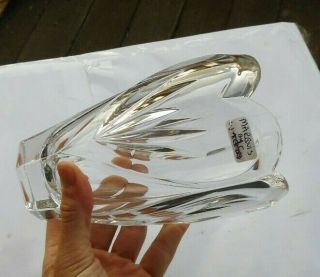 Rare Vintage 7 " Waterford Crystal Glass Heavy Vase Marquis Great Shape Look Nr