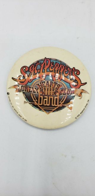 1978 The Beatles,  Sgt.  Peppers Lonely Hearts Club Band,  Pin Back Button,  3 "