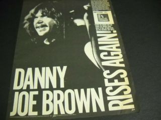 Danny Joe Brown From Molly Hatchet Rises Again 1981 Promo Poster Ad