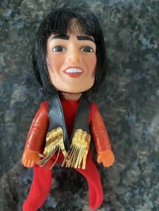 Vintage Remco 1970 Monkees 5 " Finger Ding Doll Puppet Davey Jones