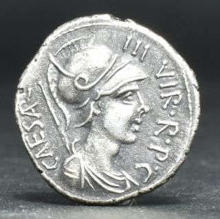 Ar Imperatorial Denarius Octavian 42 Bc Silver Novelty Strike Battle Of Philippi