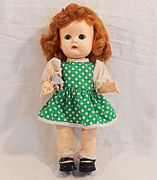 Vintage 10 - 1/2 " Nancy Ann Debbie Doll - The Big Sister Of Muffie,  Walker Mvmt