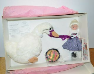Madame Alexander Mother Goose Doll Style 28860 9 " With Plush Toy 2001