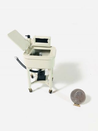 Vintage Maytag American Miniatures Wringer Washing Machine White Metal