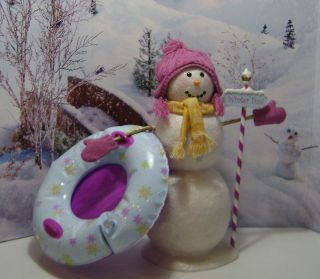 American Girl Doll Snow Much Fun Set Snowman Hat Mittens