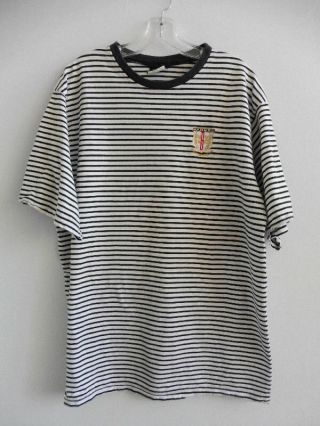 Barbra Streisand 1994 The Concert Tour Striped T - Shirt Mens Xl 100 Cotton