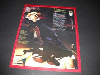 Barbra Streisand The Record She Had To Make.  1985 Promo Poster Ad Broadway