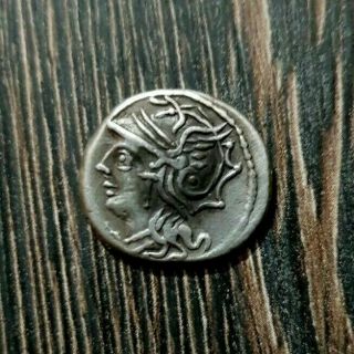 Ancient Roman Republic Silver Denarius Lucius Appuleius Saturninus 104 Bc.
