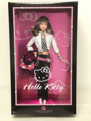 Nrfb 2007 Pink Label Barbie Collector Doll L4687 - Hello Kitty