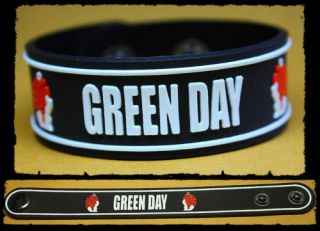 Mip - Green Day - American Idiot Logo Rubber Wristband With Adjustable Snaps