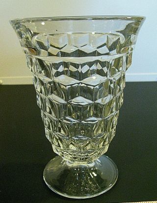 Vintage Fostoria American Round Footed Ice Tea Glass Goblet 5 7/8 " 8oz