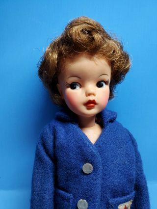 VINTAGE 1960s IDEAL TOY CORP 12 INCH TAMMY DOLL MARKED BS - 12 Checkmates jacket 2