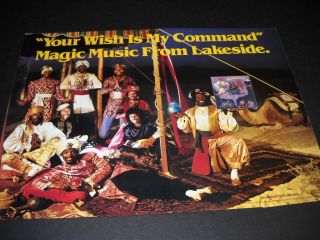 Lakeside Your Wish Is My Command 1981 Soul Promo Poster Ad Cond