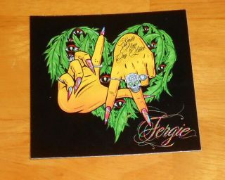 Fergie L.  A.  Love Sticker Promo 3.  5x3.  5 Square