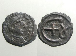 Justinian I Bronze Pentanummium_byzantine Empire_considered " Last Roman "