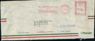 Mayfairstamps Mexico Ad 1958 Cover Young & Company Metered Wwi_61121
