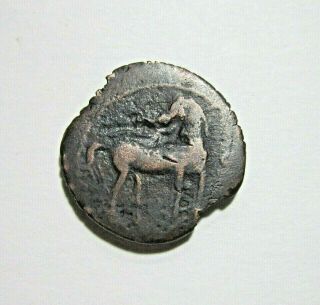 Zeugitania,  Carthage.  Ae 23.  Time Of Second Punic War,  Circa 221 - 202 Bc.